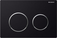 Кнопка Geberit Omega Type 20 115.085.KM.1, черная, глянцевый хром
