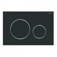 Клавиша Geberit Sigma Type 20 115.882.14.1 черный матовый, хром глянцевый