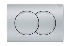 Клавиша смыва Geberit Delta 115.107.46.1 01, матовый хром