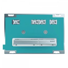 Клавиша Geberit Sigma Type 50 115.788.00.2, двойной смыв, цинковое литье, без панели