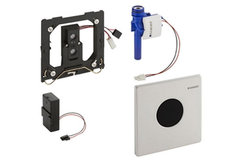 Клавиша смыва Geberit Sigma Type 10 116.025.SN.1 для писсуара, 230В, хром матовый/полированный