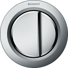 Клавиша смыва Geberit Type 01 дистанционная, хром матовый, 116.050.46.1