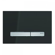 Клавиша Geberit Sigma Type 50 115.788.DW.2, двойной смыв, цинковое литье, черный