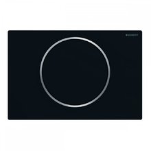 Смывная клавиша Geberit Sigma Type 10 115.758.14.5 для унитаза, черный (не оставляет отпечатки пальцев)