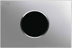 Клавиша смыва Geberit Sigma 115.907.KL.1 Type 10, для унитаза, бесконтактная, сенсорная, 230В, двойной смыв, пластик, белый/матовый хром