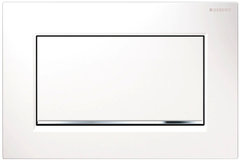 Клавиша Geberit Sigma Type 30 115.893.KJ.1, металл, белый/хром