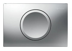 Смывная клавиша Geberit Delta15, смыв/стоп: хром матовый, 115.109.46.1