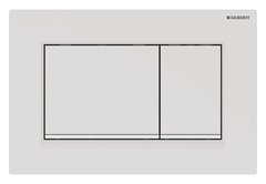 Клавиша Geberit Sigma Type 30, 115.883.01.1, с легкоочищаемой поверхностью, лакированный белый матовый/белый