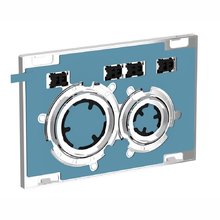 Клавиша смыва Geberit Sigma 115.884.00.1 Type 21, декоративные кольца, глянцевый хром