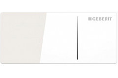 Клавиша смыва Geberit Sigma Type 70 115.630.SI.1, белое стекло