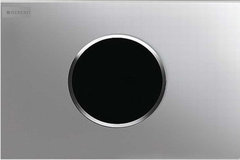 Клавиша смыва Geberit Sigma 115.908.KL.1 Type 10, для унитаза, бесконтактная, сенсорная, 3В, двойной смыв, пластик, белый/матовый хром