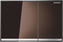 Клавиша Geberit Omega Type 60 115.081.SQ.1, стекло умбра
