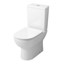 Унитаз-компакт Grossman, крышка тонкая микролифт, белый, GR-4448S