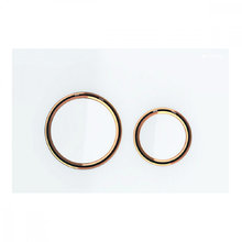 Клавиша Geberit Sigma Type 21 115.650.SI.1, металл, белый/красное золото