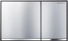 Клавиша Geberit Sigma Type 60 115.640.GH.1, двойной смыв, цинковое литье, хром полированный
