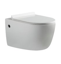 Подвесной унитаз Aquanet Cetus BL-102N-WHT (203345) Rimless, с крышкой-сиденьем Soft Close - Slimseat BL-005