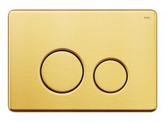 Клавиша смыва Iddis Unisteel UNS01GGi77 универсальная, золото