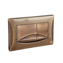 Клавиша двойная универсальная Migliore River dual, бронза, 20466