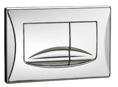 Клавиша двойная универсальная Migliore River dual, хром, 20468