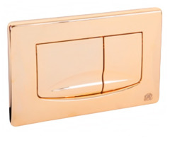 Клавиша двойная универсальная Migliore River dual золото, 20467