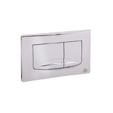 Клавиша смыва двойная для унитаза Migliore хром, 20462