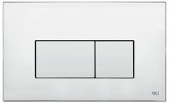 Кнопка смыва OLI Stream 641506 хром матовый, механическая с тросиком