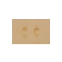 Клавиша OLI Trumpet 878783 пневматическая, сталь, золото