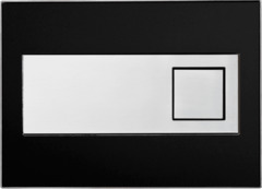 Клавиша Pestan Fluenta 40006366 Diamond, механическая, черная матовая/белая матовая