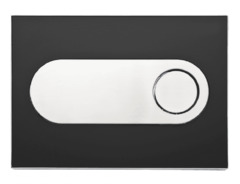 Клавиша Pestan Fluenta Onyx 40006364, механическая, черная матовая/белая матовая