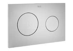 Кнопка смыва Roca L10 Dual 890089002, матовый хром