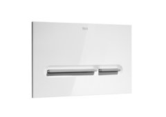 Кнопка смыва Roca PL5 Dual 890099005, Combi белая/матовый хром