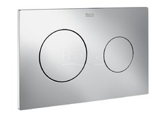 Кнопка смыва Roca L10 Dual 890089001, хром