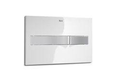 Кнопка смыва Roca PL2 890096005, Combi белая/хром