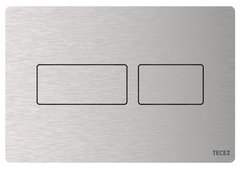 Клавиша смыва TECE Solid 9240434 с двойной системой смыва, нержавеющая сталь, сатин