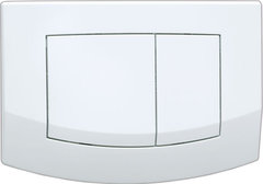 Панель TECE Ambia 9240200 с двумя клавишами смыва, белая