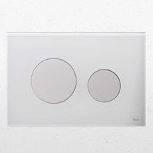 Панель TECE Loop 9240650, белое стекло, белые клавиши