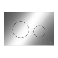 Клавиша Tece Loop 9240921 2.0 с двумя клавишами смыва, хром глянцевый