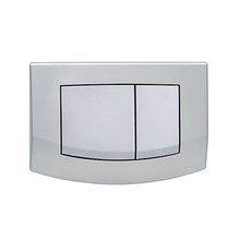 Панель TECE Ambia 9240225 с двумя клавишами смыва, матовый хром