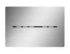 Электронная панель смыва TeceSolid, 9240464, с бесконтактной активацией, батарея 6 В, нержавеющая сталь, сатин (с покрытием против отпечатков пальцев)