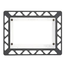 Монтажная рамка TECE Loop 9240646 для установки стеклянных панелей TECEloop или TECEsquare на уровне стены, белая