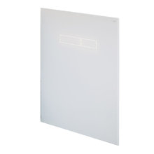 Панель смыва TECElux 9650002 с сенсорным блоком управления, стекло белое