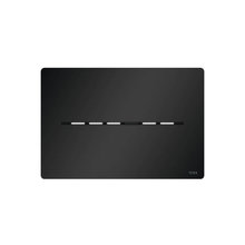 Электронная панель смыва TeceSolid, 9240455, с бесконтактной активацией, батарея 12 В, нержавеющая сталь, черный матовый (с покрытием против отпечатков пальцев)