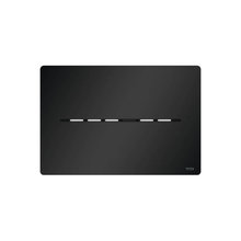 Электронная панель смыва TeceSolid, 9240465, с бесконтактной активацией, батарея 6 В, нержавеющая сталь, черный матовый (с покрытием против отпечатков пальцев)