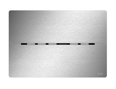 Электронная панель смыва TeceSolid, 9240454, с бесконтактной активацией, батарея 12 В, нержавеющая сталь, сатин (с покрытием против отпечатков пальцев)