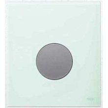 Панель TECE Loop Urinal 9242662, зеленое стекло, клавиша нержавеющая сталь с покрытием против отпечатков пальцев