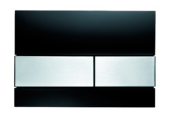 Клавиша смыва TECE Square 9240806 черное стекло, клавиша сатин