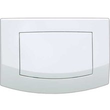 Панель TECE Ambia 9240140 с одной клавишей смыва, белая, антибактериальная