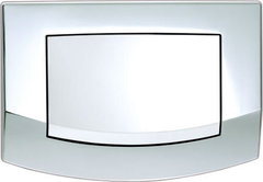 Панель TECE Ambia 9240126 с одной клавишей смыва, глянцевый хром