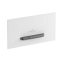 Клавиша смыва Villeroy&Boch ViConnect E300, 922169N5, хром/белый матовый