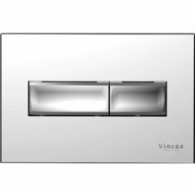Клавиша смыва Vincea Line VFP-732CH, кнопки прямоугольные, цвет хром